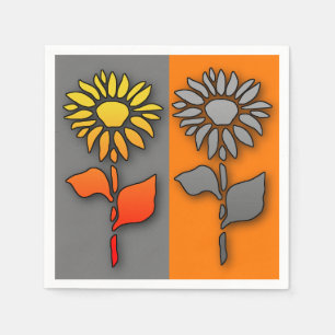 Servilleta De Papel Flores Cocktail Napkins