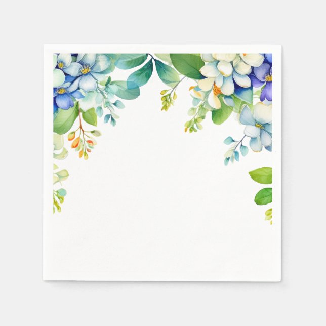 Servilleta De Papel flores colgantes decorativas (Anverso)
