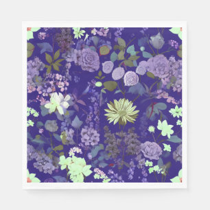 Servilleta De Papel Flores con un ambiente elegante y misterioso