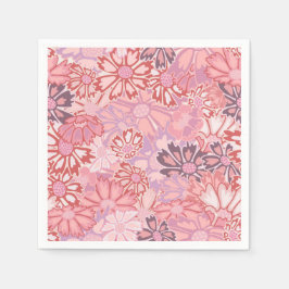 Servilleta De Papel Flores cosmos