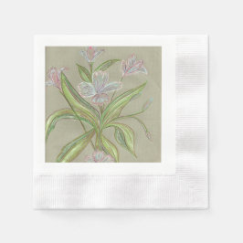 Servilleta De Papel Flores de Amilia - un hermoso diseño de flores