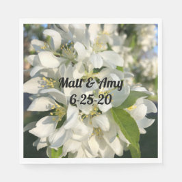 Servilleta De Papel Flores de boda Napkin Luncheon personalizado