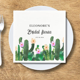 Servilleta De Papel flores de cactus Fiesta nupcial