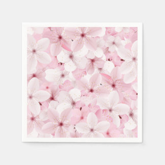 Servilleta De Papel Flores de cerezo rosa