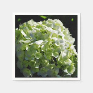 Servilleta De Papel Flores de Hydrangeas Verdes