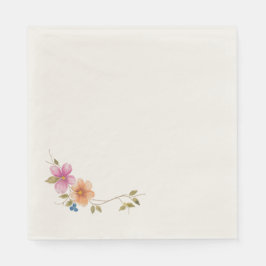 Servilleta De Papel Flores de la pradera matutina