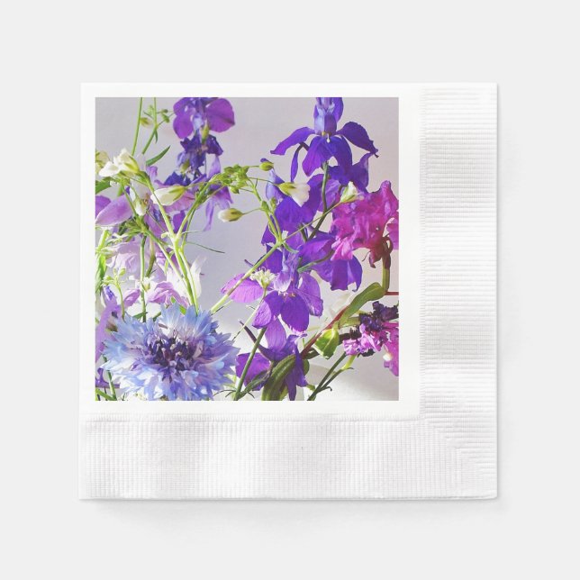 Servilleta De Papel Flores de primavera (Anverso)