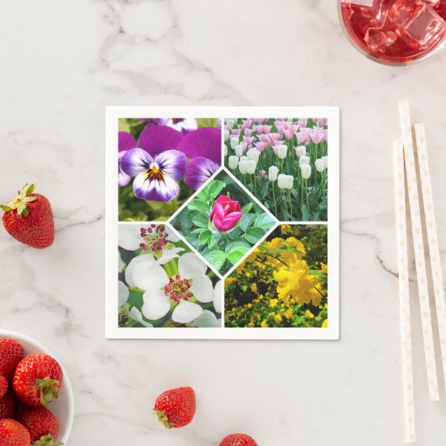 Servilleta De Papel Flores de primavera (In situ)