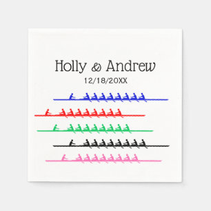 Servilleta De Papel Flores de raza de equipo: hasta cinco barcos