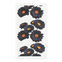 Flores de terciopelo negro