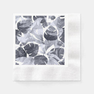 Servilleta De Papel Flores de verano al acuarela