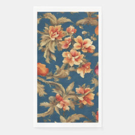 Servilleta De Papel Flores de Vintage Grande italianas exquisitas