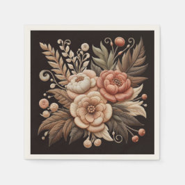 Servilleta De Papel Flores del país occidental