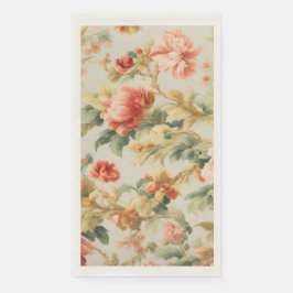 Servilleta De Papel Flores Exquisitas Y Sorprendentes, Hojas. Pintura