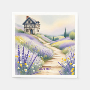 Servilleta De Papel Flores Fantasy Cute Lavender House