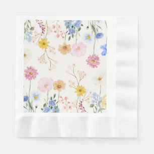 Servilleta De Papel Flores florecientes