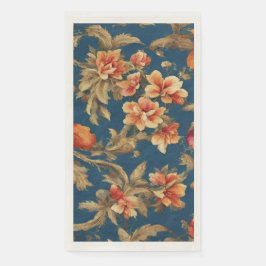 Servilleta De Papel Flores Grandes Italianos Exquisitos Vintage