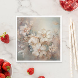 Servilleta De Papel Flores Hermosas y Elegantes