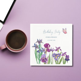 Servilleta De Papel Flores Iris Fiesta de cumpleaños