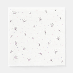 Servilleta De Papel Flores Lilac