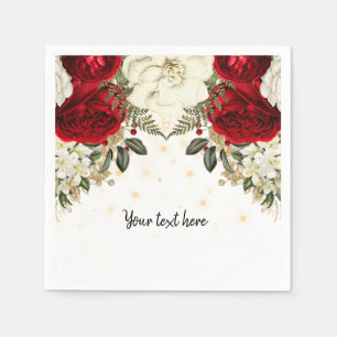 Servilleta De Papel Flores modernas de Moda de vidrio para todas las o