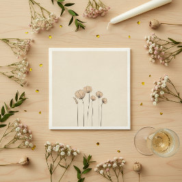 Servilleta De Papel Flores modernas servilletas