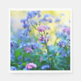 Servilleta De Papel Flores nomeolvides