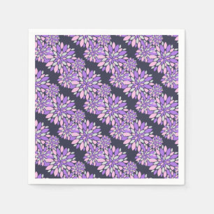 Servilleta De Papel Flores púrpuras de Petals mágicos