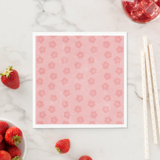 Servilleta De Papel Flores rosadas