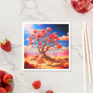 Servilleta De Papel Flores rosas