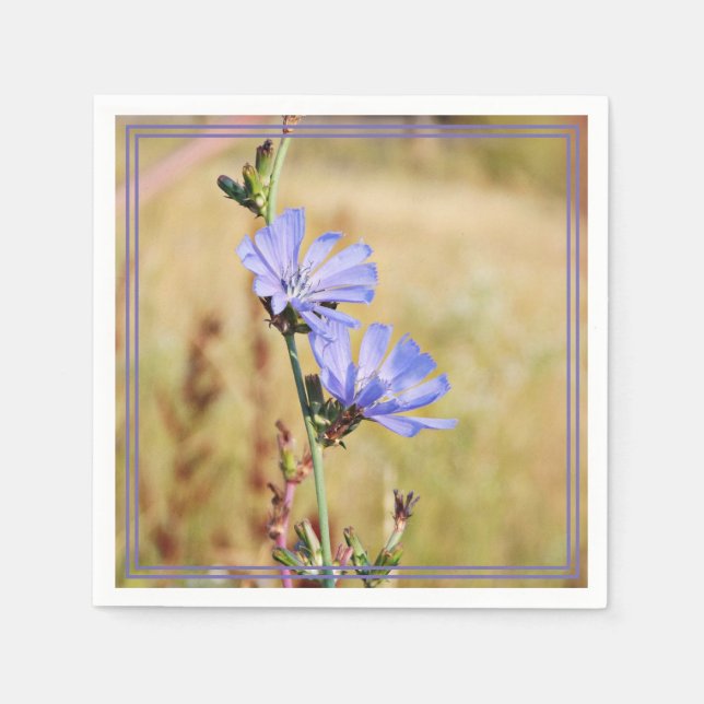 Servilleta De Papel Flores salvajes por la mañana (Anverso)