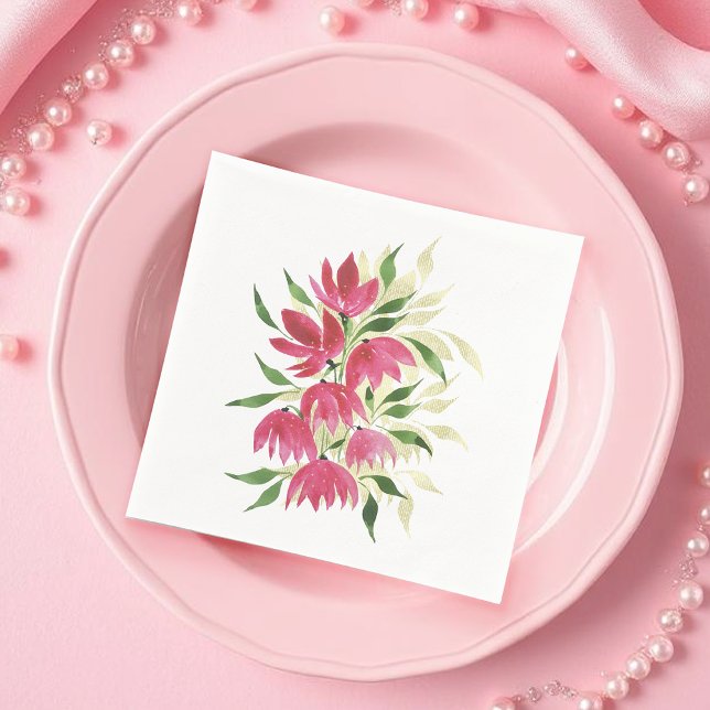 Servilleta De Papel Flores silvestres de Boho (Subido por el creador)