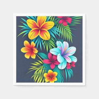 Servilleta De Papel Flores tropicales exóticas