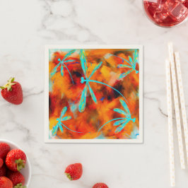 Servilleta De Papel Flota del desierto de la libélula