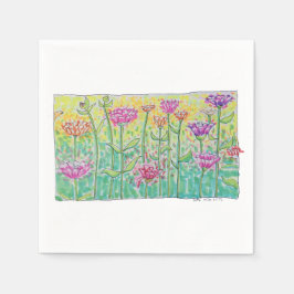 Servilleta De Papel Flower Field
