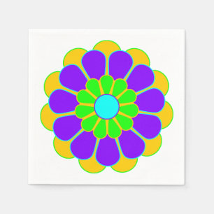 Servilleta De Papel Flower Flower Power Bloom II + tu idea