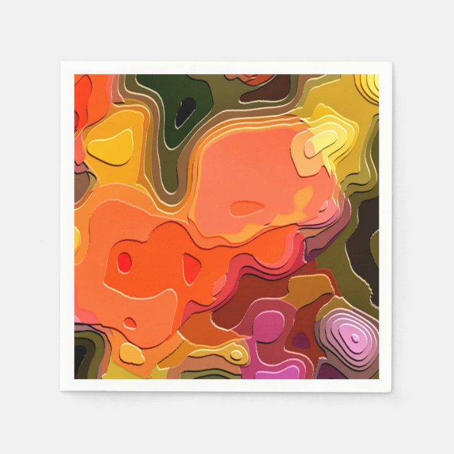 SERVILLETA DE PAPEL FLOWER GARDEN (Anverso)