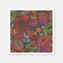 Servilleta De Papel Flower Medley