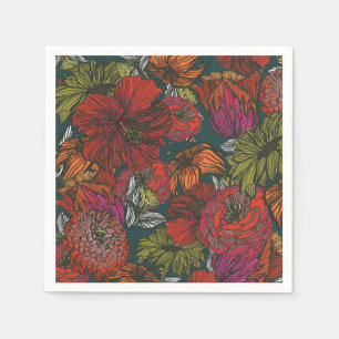 Servilleta De Papel Flower Medley