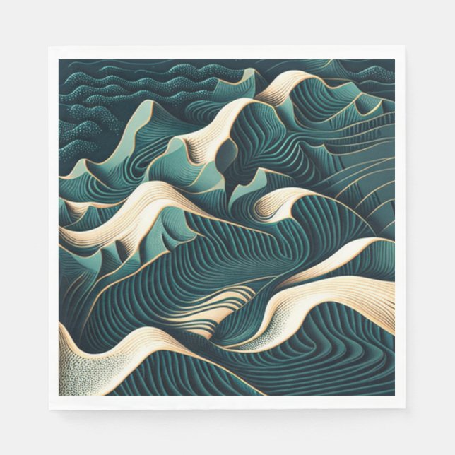 Servilleta De Papel Flowing Harmony (Anverso)