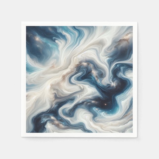Servilleta De Papel Flujo de nebulosa (Anverso)