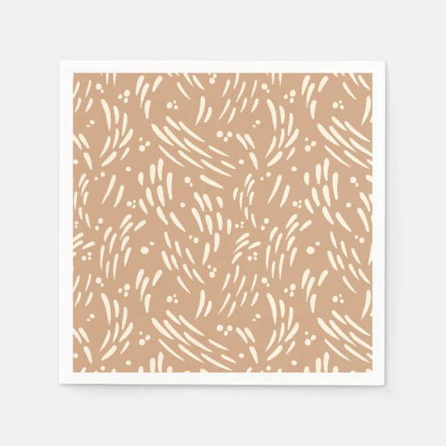 Servilleta De Papel Flujo en Tan y Cream (Anverso)