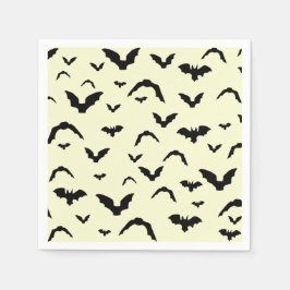 Servilleta De Papel Flying bats on yellow