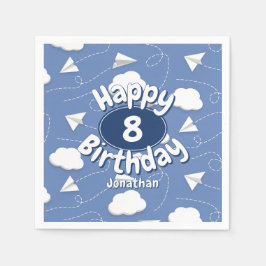 Servilleta De Papel flying paper airplanes boy or girl birthday