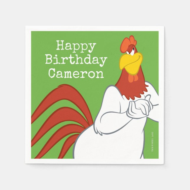 Servilleta De Papel Foghorn Leghorn | Estrella maliciosa (Anverso)