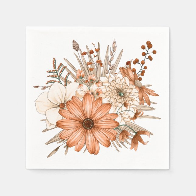 Servilleta De Papel Foliage Foliage Thankending (Anverso)