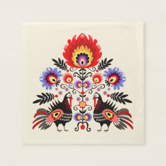 Servilleta De Papel folk polaco