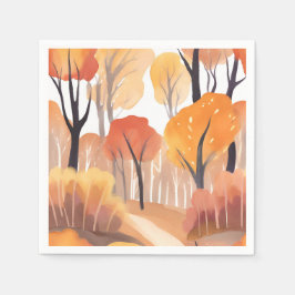Servilleta De Papel Follaje de otoño