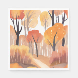 Servilleta De Papel Follaje de otoño
