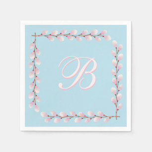 Servilleta De Papel Fondo azul de la colección Magnolia Spun